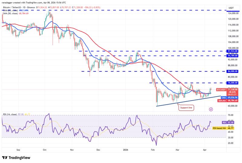 BTC/USDT daily chart