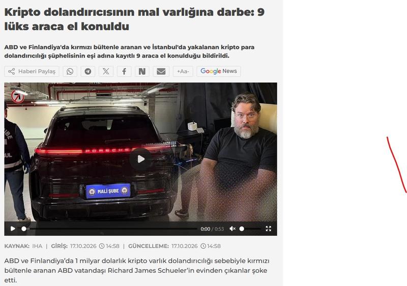 Images circulating on Turkish media