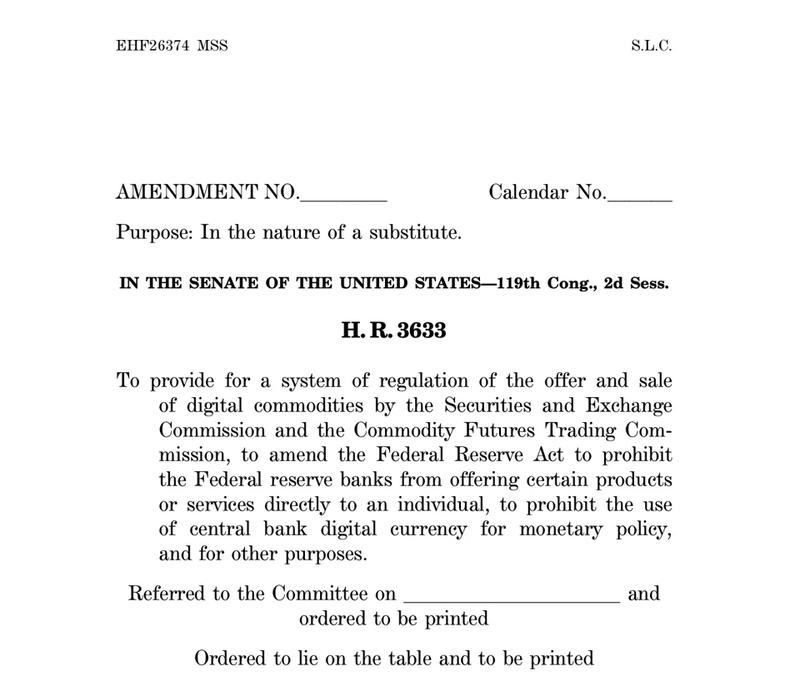 Text of CLARITY Act