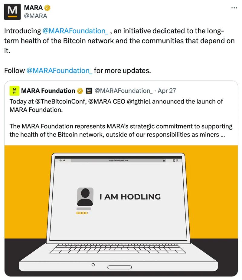 MARA Holdings quantum resistance initiative