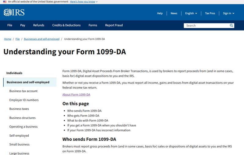 Understanding Form 1099-DA