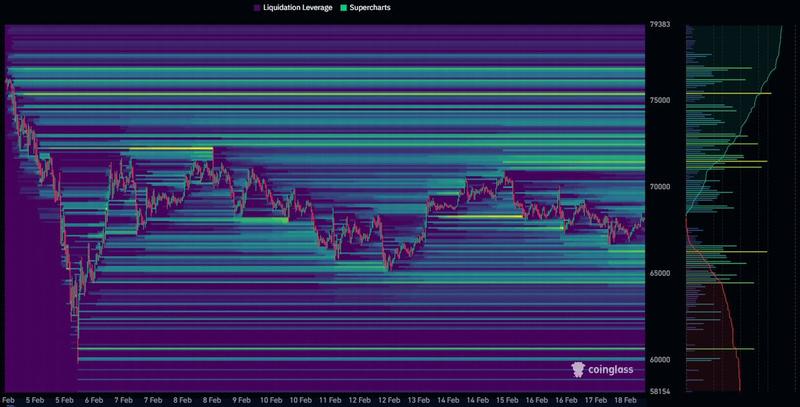 BTC liquidity heatmap