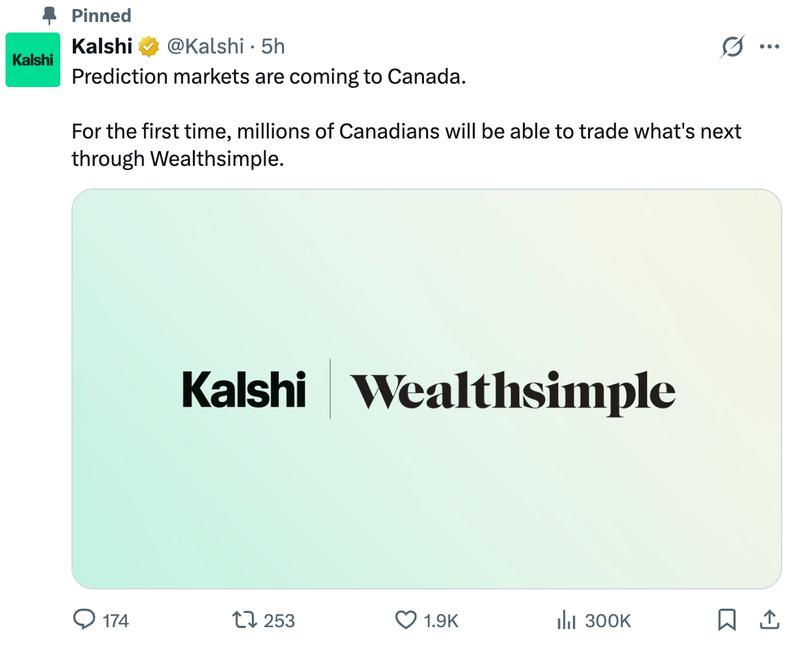 Kalshi interface