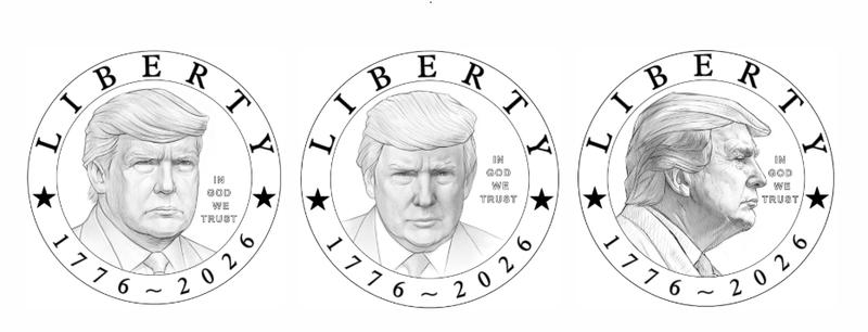 Proposed $1 coin designs
