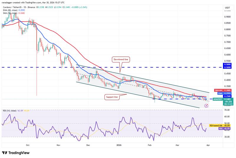 ADA/USDT daily chart