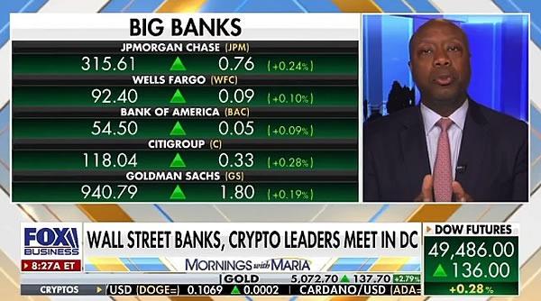 Senator Scott speaks on stablecoins