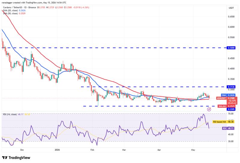 ADA/USDT daily chart