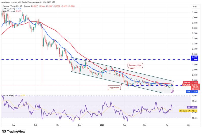 ADA/USDT daily chart