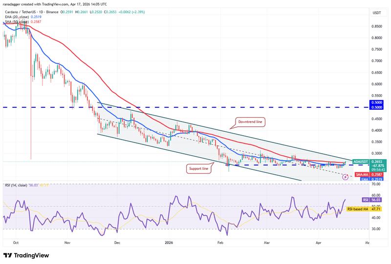 ADA/USDT daily chart