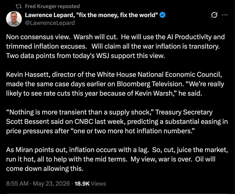 Lawrence Lepard's analysis