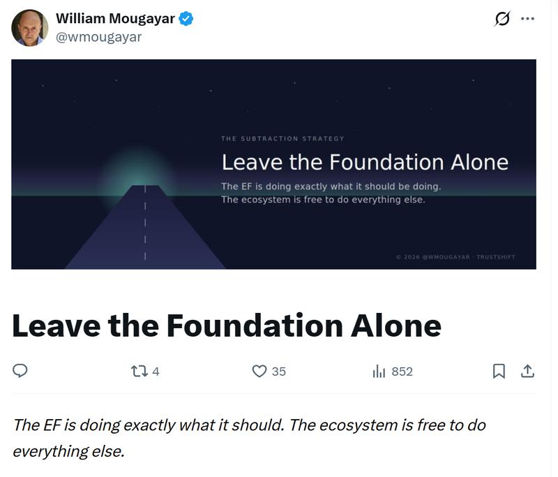 William Mougayar's post