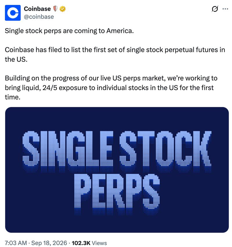 Coinbase filing screenshot