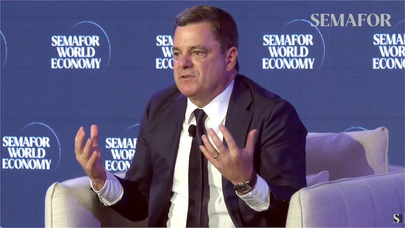 Citadel Securities president Jim Esposito speaking at the Semafor World Economy conference
