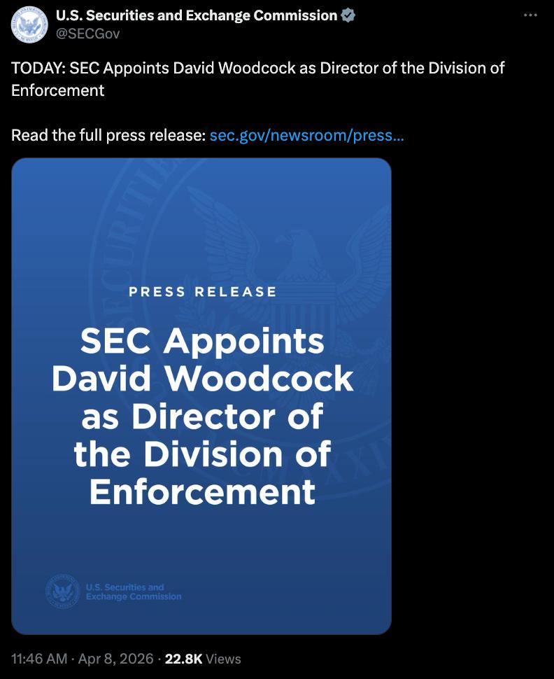 Cryptocurrencies, Law, SEC, Enforcement