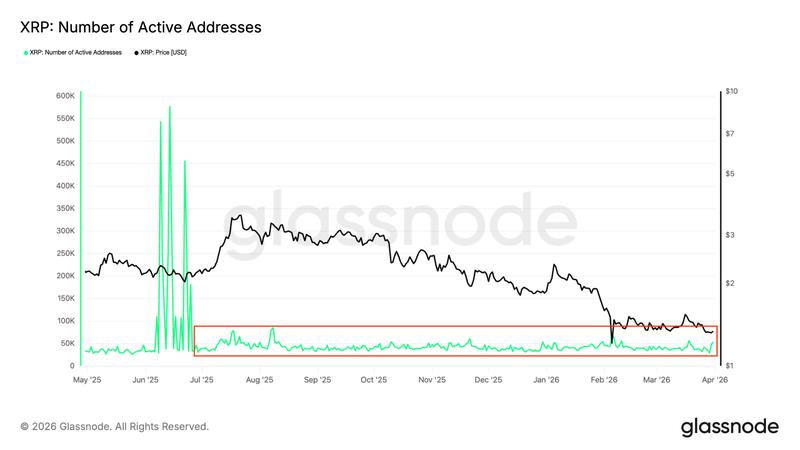 XRP Daily Active Addresses