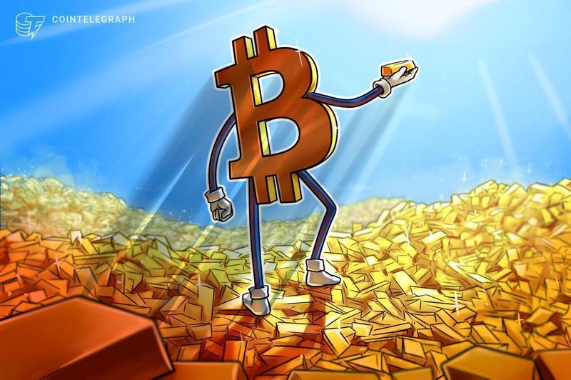 BTC hovers near 2021 all-time high while gold plunges to $4.7K six-week low