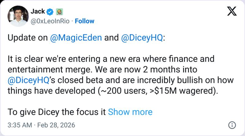 Jack Lu's announcement