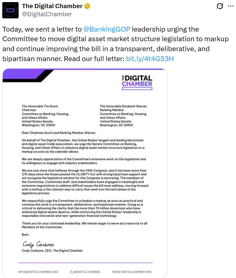 The Digital Chamber letter