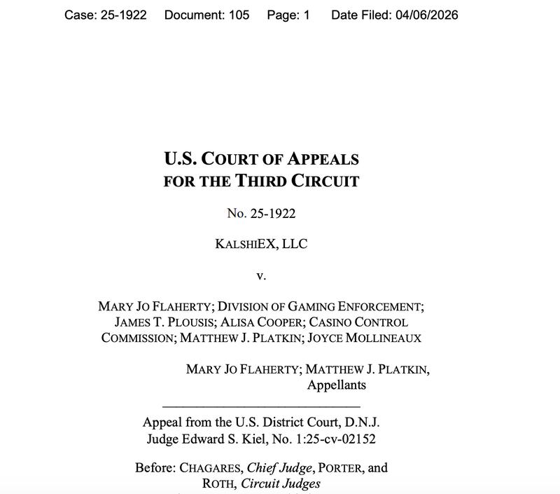 Law, New Jersey, Enforcement, Kalshi, Prediction Markets