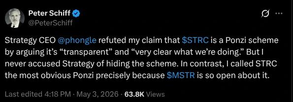 Peter Schiff X post