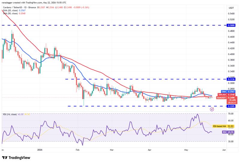 ADA/USDT daily chart