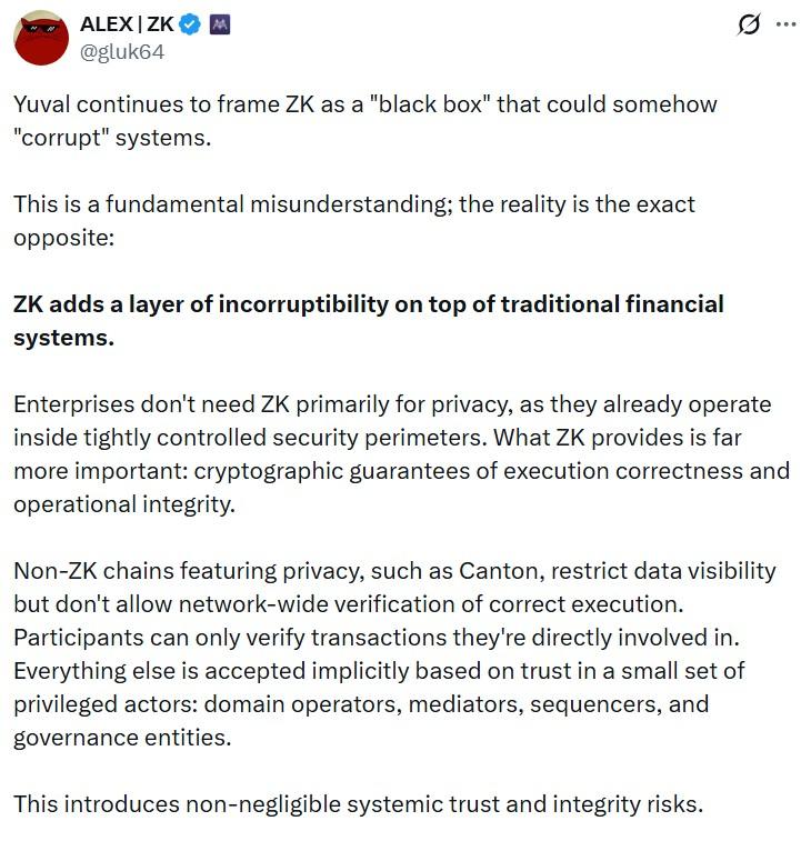 Decentralization, Privacy, Consensus, zk-Rollup, Tokenization, Features, Canton