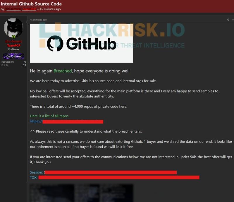 TeamPCP claims responsibility on underground hacker forums