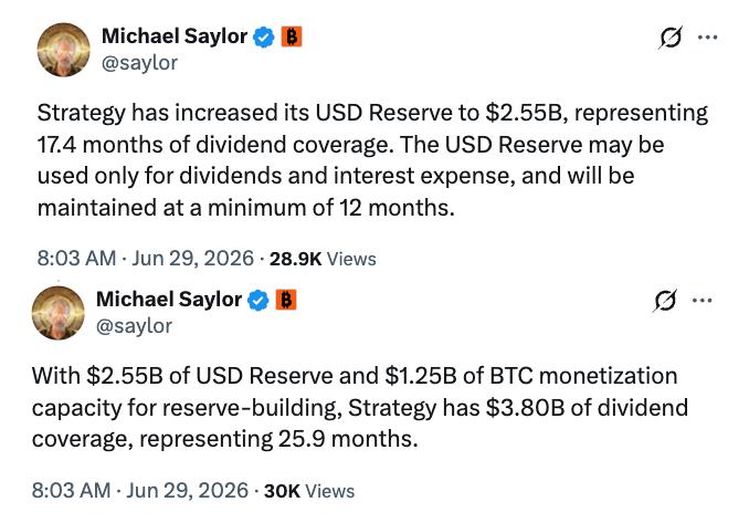 Strategy capital framework details