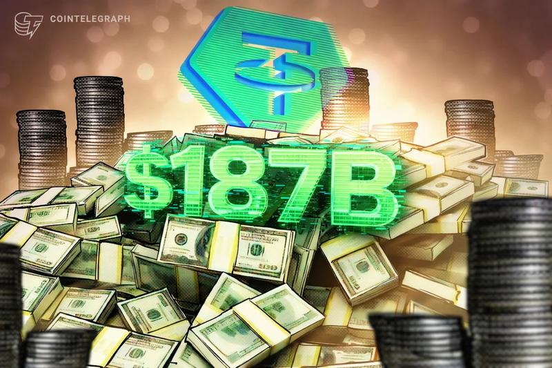 Tether's USDt Achieves Unprecedented $187B Valuation in Q4 Amid Market Turbulence